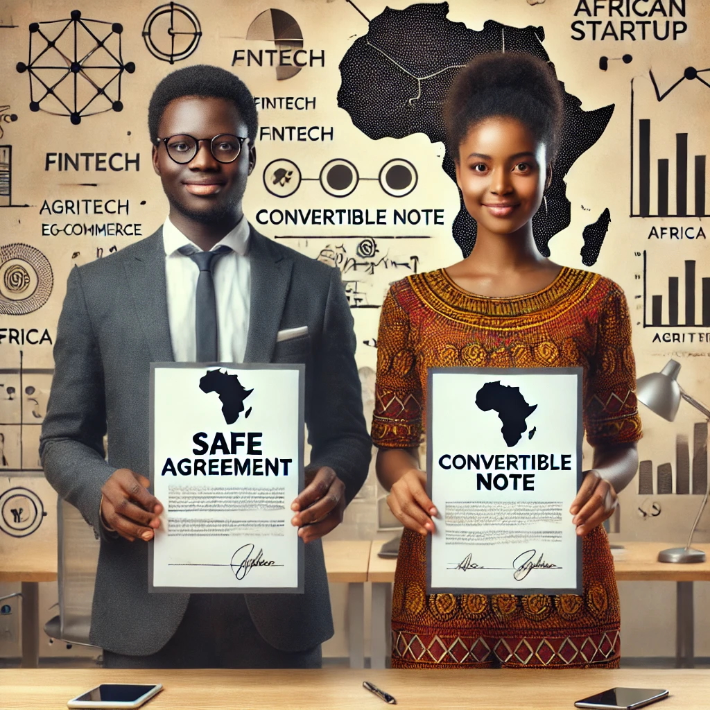 African Startup Founding SAFes vs Convertible Notes Tomi Davies